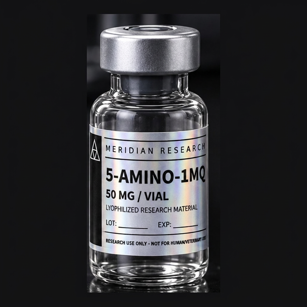 5-AMINO-1MQ lyophilized research vial, Peptides category