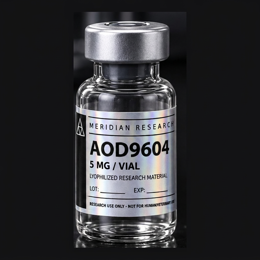 AOD-9604 lyophilized research vial, Peptides category