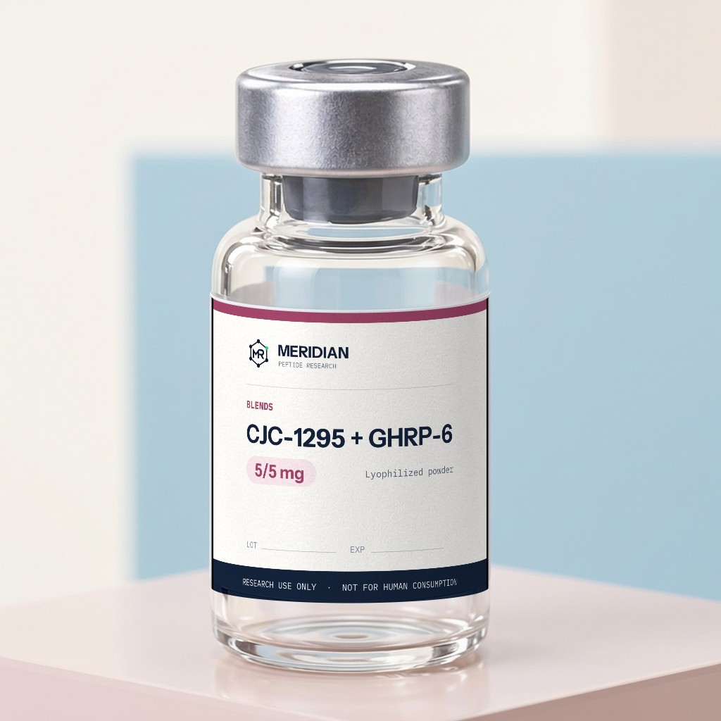 CJC-1295 (NO DAC) + GHRP-6 lyophilized research vial, Blends category