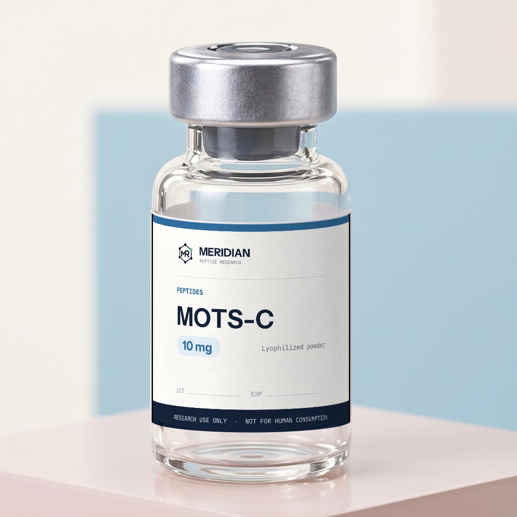 MOTS-C lyophilized research vial, Peptides category