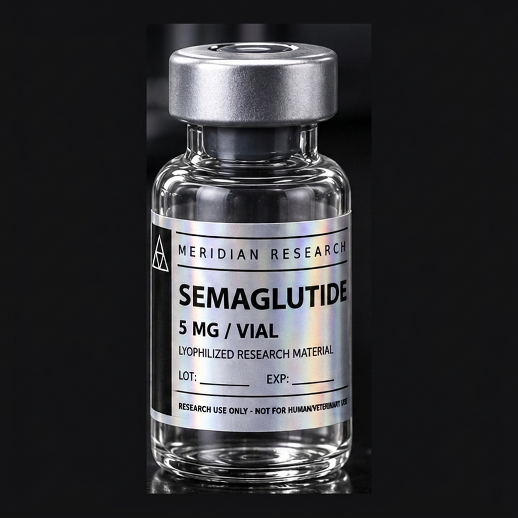 SEMAGLUTIDE lyophilized research vial, GLP-1 & Metabolic category