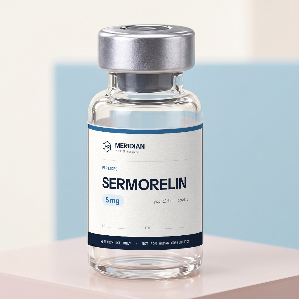 SERMORELIN lyophilized research vial, Peptides category