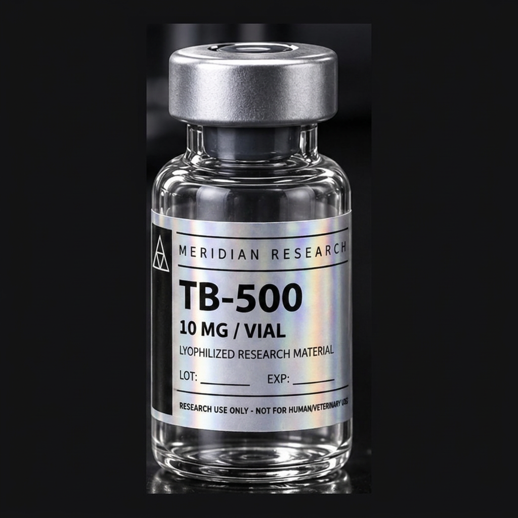 TB-500 lyophilized research vial, Peptides category