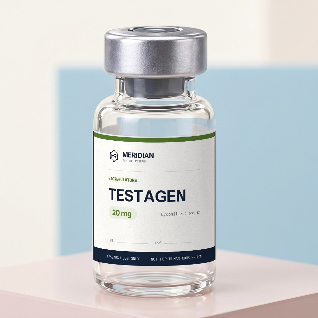 TESTAGEN lyophilized research vial, Bioregulators category